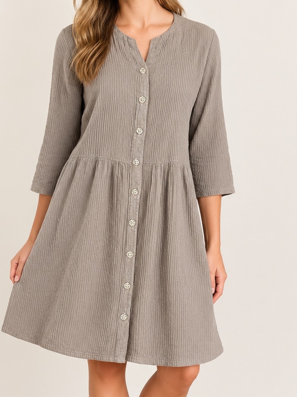 Ezze Wear Cotton Shirt Dress 🇨🇦